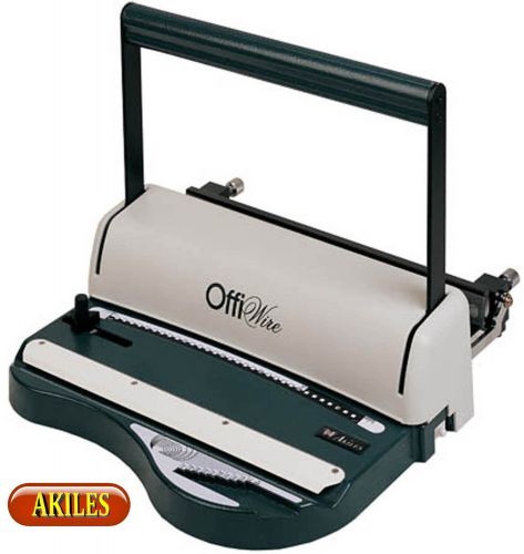 Akiles offiwire-31 wire binding machine &amp; punch 3:1 pitch ( new ) aow-l31 for sale