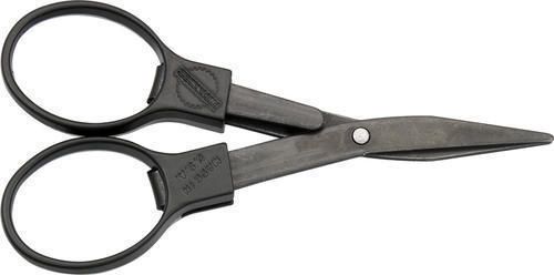 Slip-N-Snip SLS4 Scissors Black Handles &amp; Black Blade Original Folding Saf