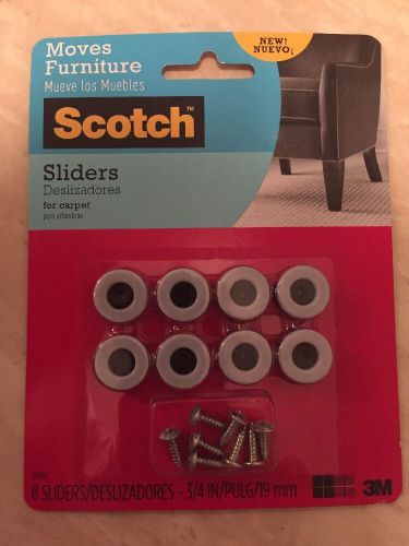 Scotch Sliders 8 Sliders New Moves Furniture For Carpet Ideal For Wooden Legs