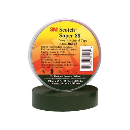 3m products - electrical tape , type super 88 3/4&#034;x 44&#039;/10 roll for sale