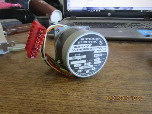 SUPERIOR ELECTRIC SLO SYN STEPPING MOTOR M061-FD-6201