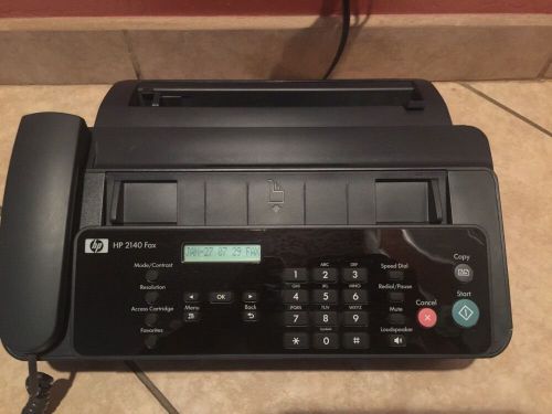 HP 2140 Fax machine . For Parts Only. AS-IS. See Details.