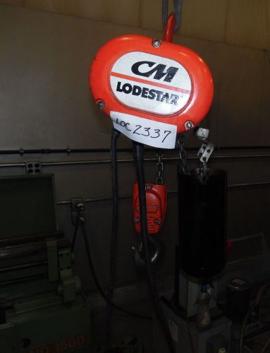 Cm 2 speed 1 ton  lodestar electric hoist model h2    loc2337 for sale