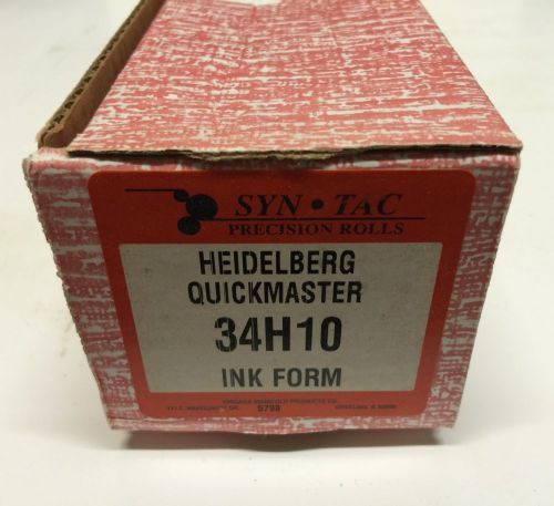 SYN-TAC PRECISION ROLLS 34H10 19 1/2&#034; INK FORM -for- HEIDELBERG QUICKMASTER QM46