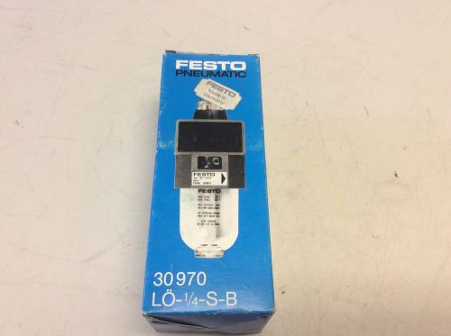 Festo Pneumatic LOE-1/4-S-B Lubricator LOE14SB LOE 1/4  SB