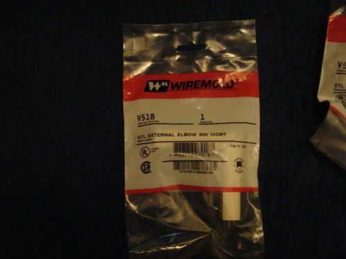 Wiremold elbows assortment 500 ivory lot of 26. for sale