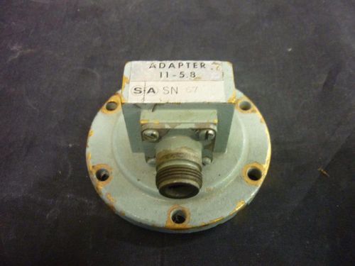 Scientific Atlantic Microwave RF Waveguide Adapter Model 11-5.8 N-Type