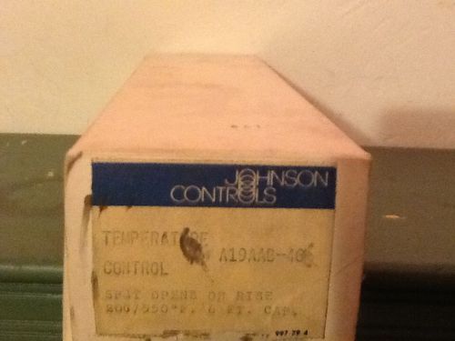 Johnson Controls A19AAB-46  Temperature Control FREE PRIORITY SHIPPING
