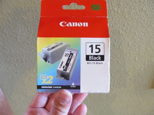 Canon Usa, Inc. BCI15 Canon; Inks &amp; Toners Black 15 New in Sealed Package