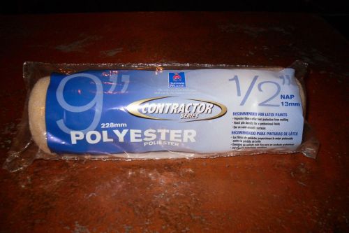 Sherwin Williams Contractor Series Polyester 9&#034; x 1/2&#034; Nap Roller Cover ~NEW~