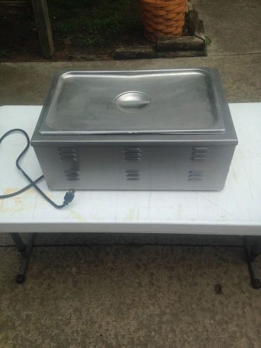 Large apw steam table warmer with large pan  and lid for sale