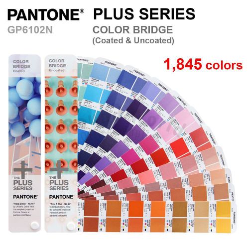 Pantone Plus Series GP6102N COLOR BRIDGE (Coated &amp; Uncoated) 1845 Colors 2016New