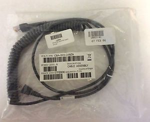 New Symbol 9ft Coiled Synapse Cable CBA-S03-C09ZA, Symbol LS3408 Barcode Scanner