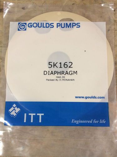 5K162 Goulds Diaphragm for J5 J5H J7 J10 J15 Jet Pumps