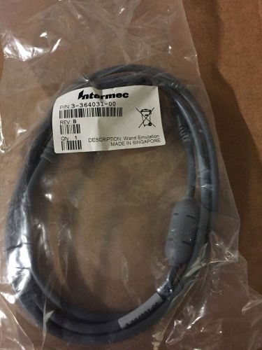 NEW 3-364031-00 INTERMEC 1800 BARCODE SCANNER CABLE WAND EMULATION, RJ 6-PIN