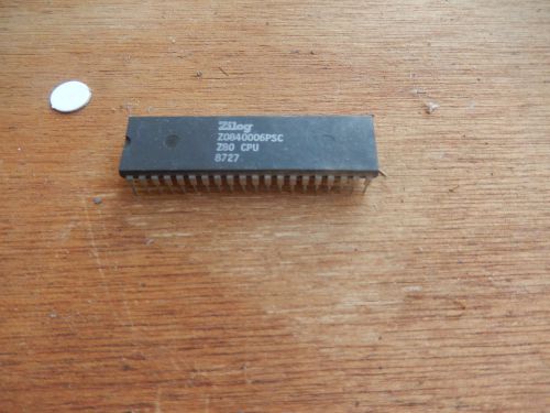 ZILOG Z840006PSC Z80 CPU Integrated Circuit  Qty-1 CSHF-15
