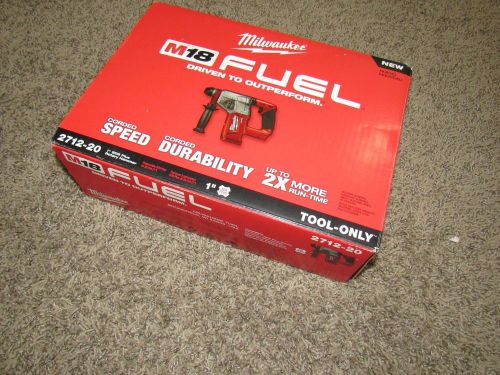 Milwaukee M18 FUEL 1&#034; SDS Plus Rotary Hammer (TOOL ONLY) 2712-20: NEW &amp; Sealed!