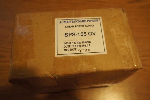 ACME Linear Power Supply SPS-155-OV SPS155OV NEW