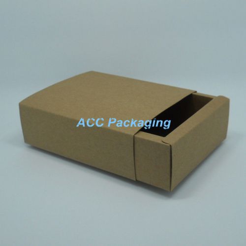 Kraft Drawer Box Handmade Soap Gift Craft Jewelry Packaging Brown Paper Boxes