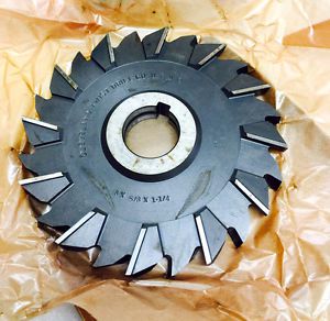 NEW USA Made 6&#034; x 5/8&#034; x 1 1/4&#034;, Staggered Tooth, Side cutting, milling cutter