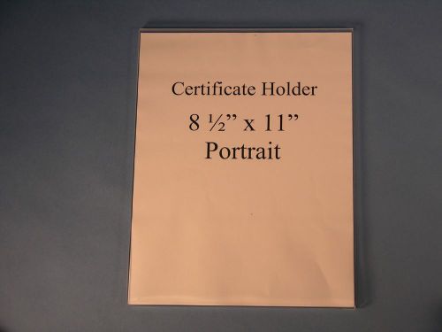 8 1/2&#034; x 11&#034; Certificate Holder Wall Mount Flush (12) pack $45.00