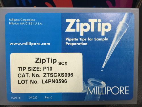 New Millipore ZipTip scx # ZTSCXS096 96/rack