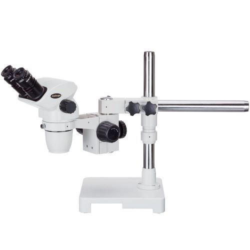 6.7x-45x stereo zoom microscope with single-arm boom stand for sale