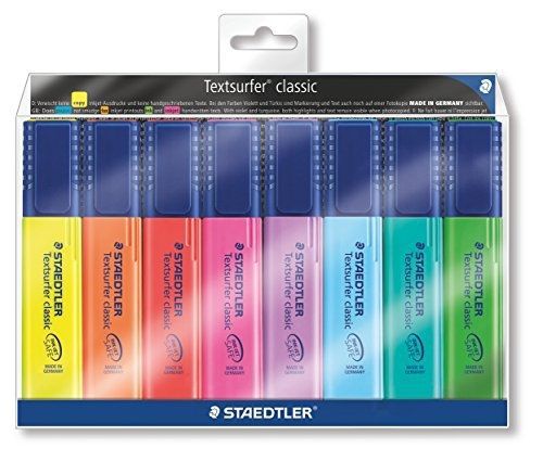Staedtler Textsurfer Classic Fluorescent Highlighter Wallet