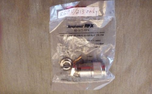 1x connector 82-202-rfx connector n type male plug clamp rg8 for sale