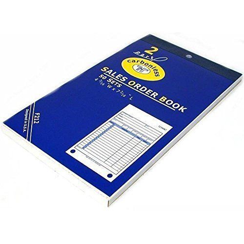 FindingKing Sales Order Receipt Forms Carbonless Record Sheet Book 4 3/16&#034; x 7