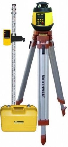 NWI NRL800X 1/16&#034; Accuracy Dial-In Grade Laser Level Package with Rechargeable