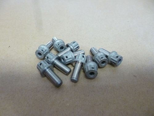 1/4-28 x 9/16&#034; aircraft extended washer drilled head 12 pt. screws 10pcs for sale