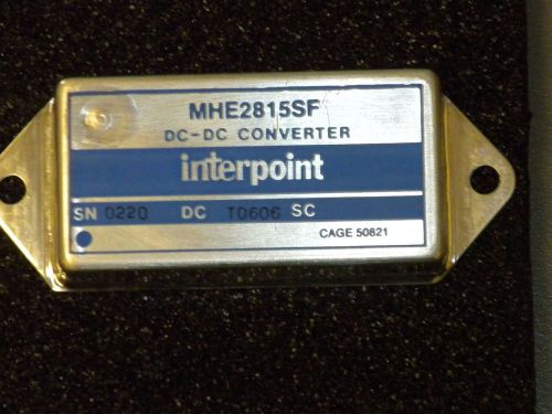 Brand new interpoint dc to dc converter &amp; switching regulator module #mhe2815s for sale