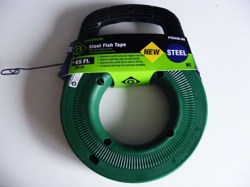 Greenlee FTS438-65 MagnumPro 1/8&#034; Steel Fish Tape with Case - 65 Feet