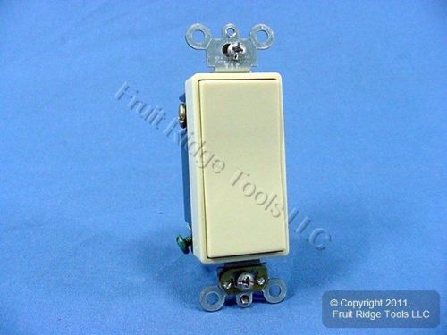 Leviton ivory commercial decora rocker switch momentary contact 5657-2i boxed for sale