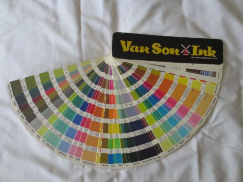 Van Son Ink Pantone Color Formula Guide 17th Edition
