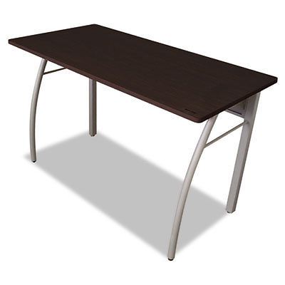 Trento line rectangular desk, 47-1/4w x 23-5/8d x 29-1/2h, mocha/gray for sale