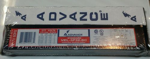 ADVANCE STANDARD INSTANT START ELECTRONIC BALLAST Vel-3P32-Sc 277 Volts NEW