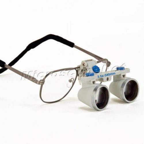 Binocular dental surgical veterinary clinic loupes 3.5x working distance 340mm for sale