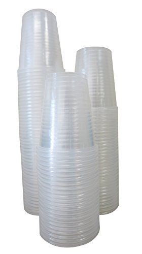 Crystalware plastic cups 5 oz., 100 count, clear for sale