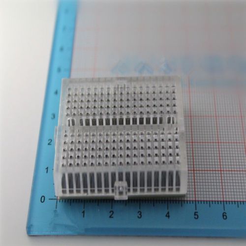 1pcs transparent mini solderless prototype breadboard 170 tie-points for arduino for sale
