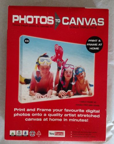 You Frame Photos to Canvas Triple pack