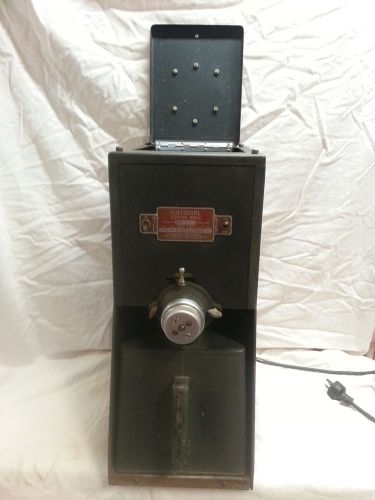 Vintage national coffee mill cincinnati time recorder grocery store bean grinder for sale