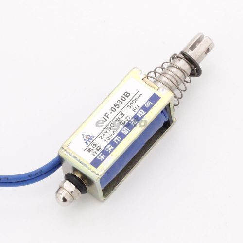 JF-0530B DC24V 300mA 5N/10mm Precise Pull-Push-Type Reset-Style Electromagnet