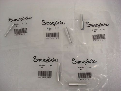 LOT OF 5 Swagelok P/N: 316L-6TB7-6-4, New in Original Plastic Bag