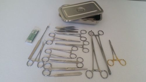 CANINE Spay Pack | 19 Instruments+Box | GERMAN STAINLESS STEEL CE | Veterinary