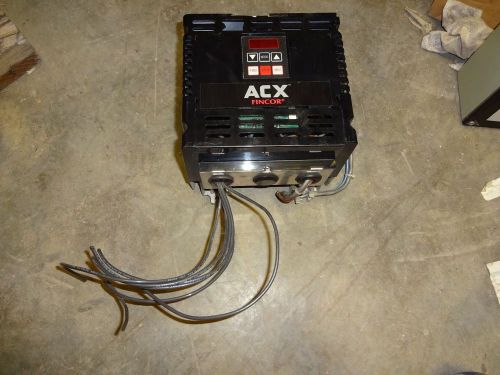 FINCOR ACX-4030 ADJUSTABLE SPEED AC MOTOR CONTROL 3 PHASE, 460V, 6.4 AMP ACX4030
