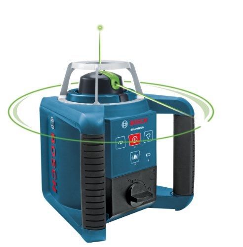Bosch GRL300HVG Self-Leveling Green Rotary Laser with Layout Beam