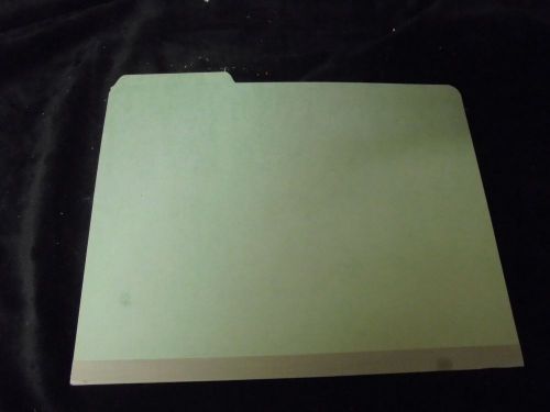 Smead N0. 403-2 Green Letter Size 11x10 Pressboard Classification File Folder