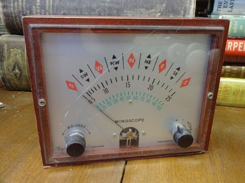 TESTED Vintage TAYLOR Instrument Companies WINDSCOPE Wind Meter Gauge